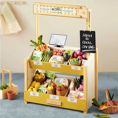 Farmers’ Market Gift Set: Market Stall & Organic Food Collection