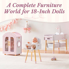 ROBUD Ballet Series - 18 Inch Doll Changing Table