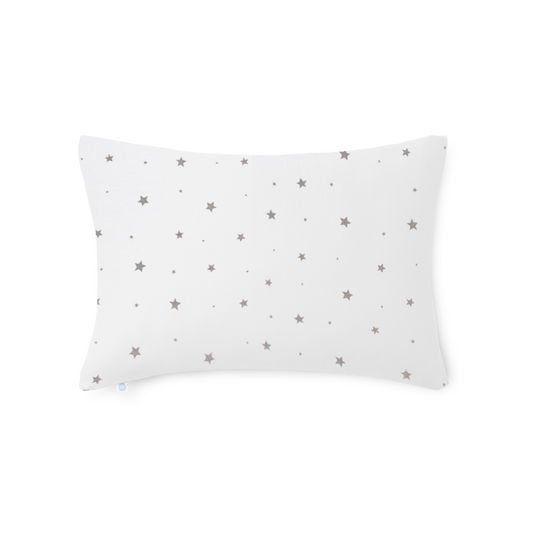 Bamboo Toddler Pillowcase - Grey Star