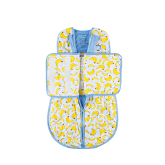 Bamboo Classic Swaddle (Non-weighted) - Blue Bananas