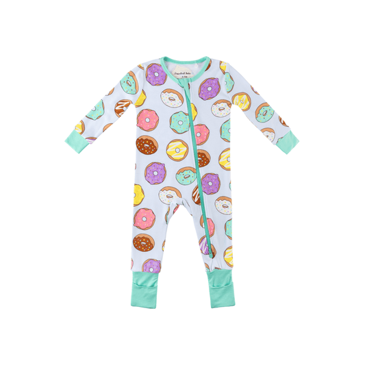 Baby Bamboo Pajamas w/ DreamCuffs® - Donuts
