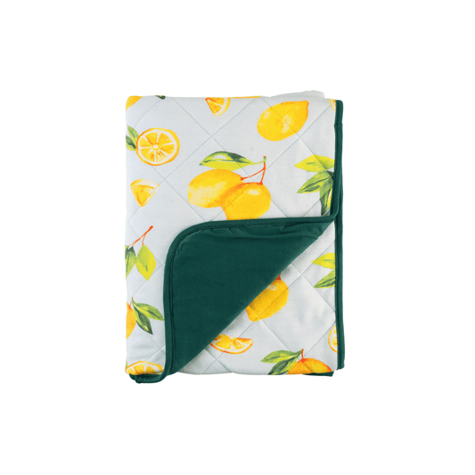 Dream Baby Blanket - Green Lemons