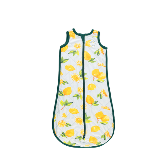 Bamboo Classic Sleep Sack (Non-weighted) - Green Lemons