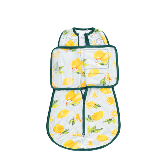 Bamboo Classic Swaddle (Non-weighted) - Green Lemons
