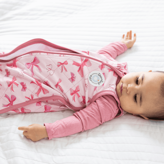 Bamboo Classic Sleep Sack (Non-weighted) - Pink Bows