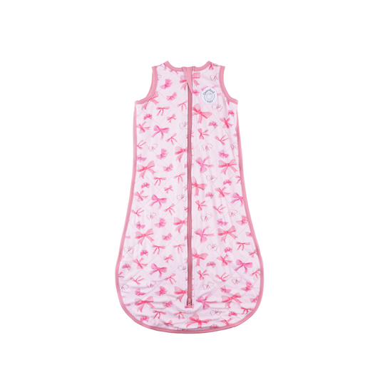 Bamboo Classic Sleep Sack (Non-weighted) - Pink Bows