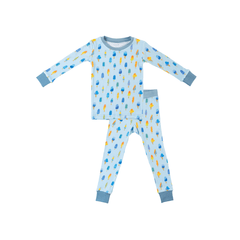 Toddler/Kids Bamboo Pajamas - Blue Popsicle
