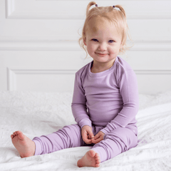Toddler/Kids Bamboo Pajamas - Lavender Haze