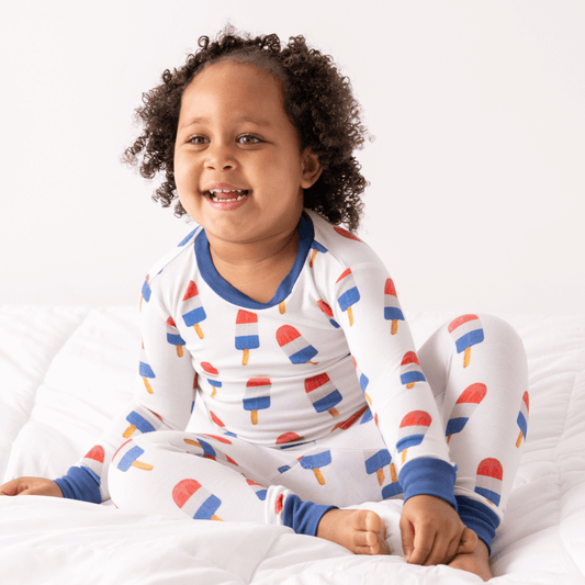 Toddler/Kids Bamboo Pajamas - Patriotic Popsicles