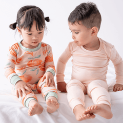 Toddler/Kids Bamboo Pajamas - Fresh Peach