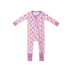 Baby Bamboo Pajamas w/ DreamCuffs® - Pink Popsicle