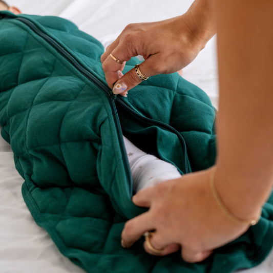 Dream Weighted Sleep Sack - Forest Green
