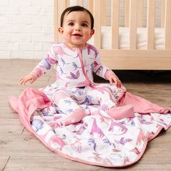 Dream Baby Blanket - Rosy Dinos