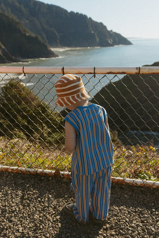Blake Hat in Apple Cinnamon Stripe