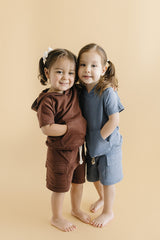 Cargo Shorts Set | Blue