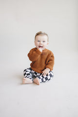 Chunky Knit Sweater | Rust
