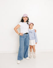 Lilac Letter Baseball Hat