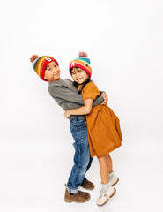 Letter Pom Pom Hat