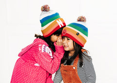Letter Pom Pom Hat
