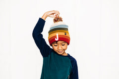 Letter Pom Pom Hat