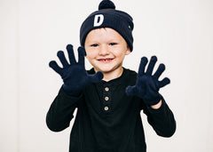 Letter Pom Pom Hat