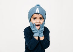 Letter Pom Pom Hat