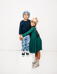 Letter Pom Pom Hat