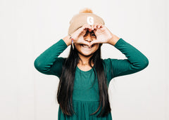 Letter Pom Pom Hat