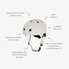 BANWOOD ECO SCOOTER & HELMET SET - IVORY