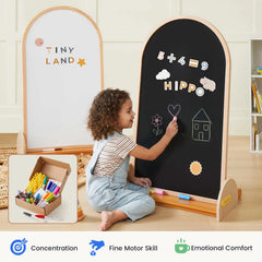 Tiny Land® Double-Sided Arched Magnet Chalkboard &  Art Kit