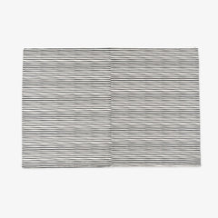 Bold Stripe Vegan Leather Mat