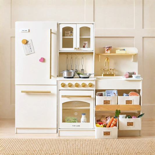 Food-Filled Kitchen Gift Set:Storage Kitchen & Fridge & Organic Food Collection