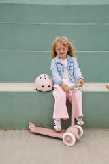 BANWOOD ECO SCOOTER & HELMET SET - DUSTY ROSE