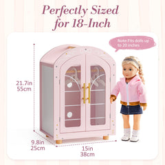 ROBUD Ballet Series - Wooden Doll Furniture Wardrobe
