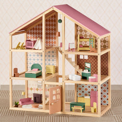 Tiny Land® Sweetwood Dollhouse without Dolls