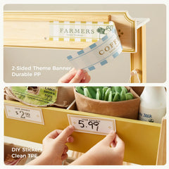 Farmers’ Market Gift Set: Market Stall & Organic Food Collection