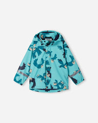 Koski - Fleece-Lined Rubber Rain Jacket