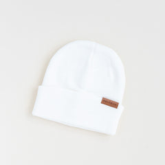 CLASSIC WHITE BEANIE