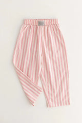 Cozy Crew Club Stripe Pants (Pink) 100% Cotton
