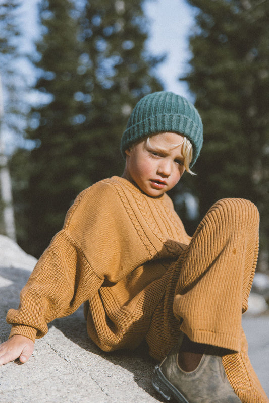 Rowan Set in Brown Sugar