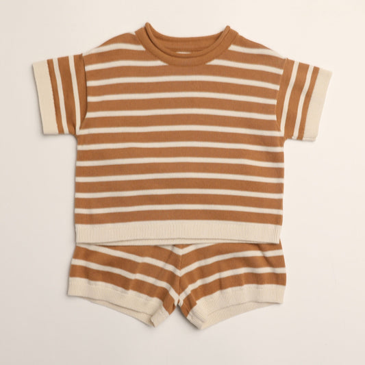 Quinlan Set in Apple Cinnamon Stripe