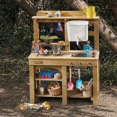 Tiny Land® Outdoor Mud Kitchen & Sand Play Set