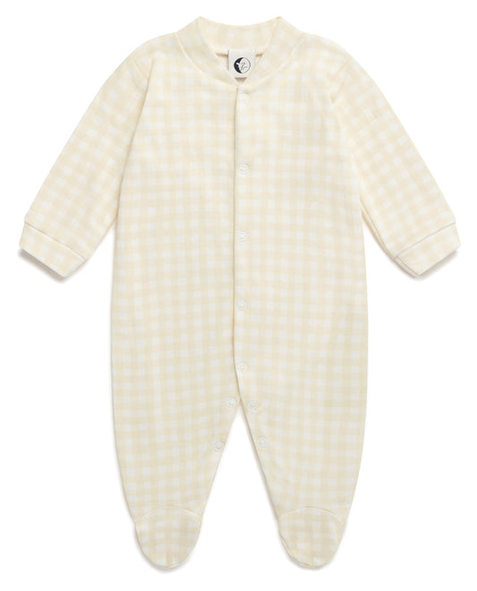 BABY SLEEPSUIT | BUTTERMILK