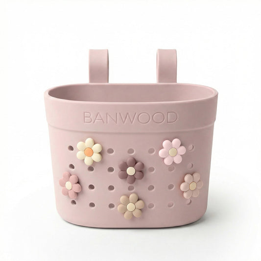 BANWOOD PIN & RIDE BASKET - FADED PINK
