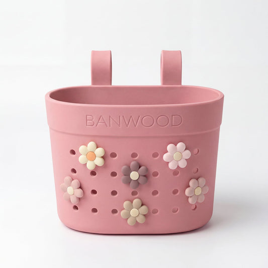 BANWOOD PIN & RIDE BASKET - RASPBERRY