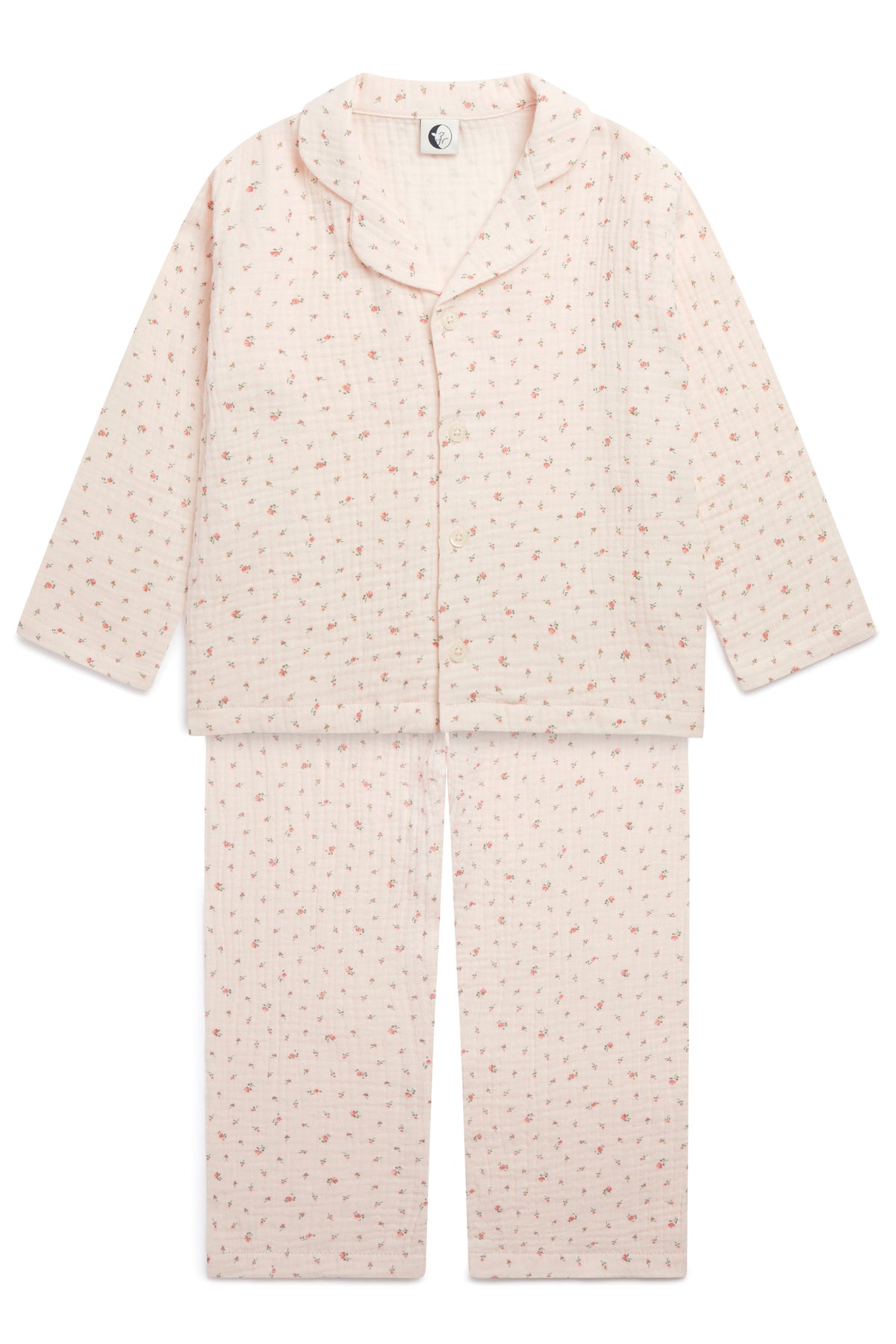 TRADITIONAL PYJAMA SET | BLUSH MUSLIN
