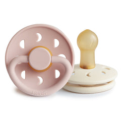 FRIGG Moon Natural Rubber Pacifier 2-Pack
