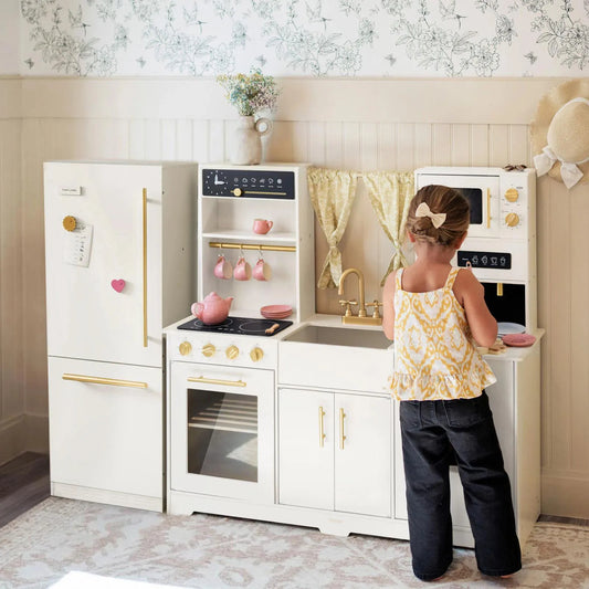 Tiny Land® Premium Play Kitchen & Fridge Set