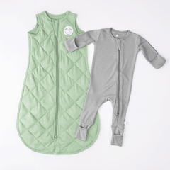 Dream Weighted Sleep Sack + Free Moon Grey Bamboo Pajama