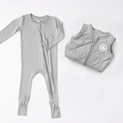 Dream Weighted Sleep Sack + Free Moon Grey Bamboo Pajama